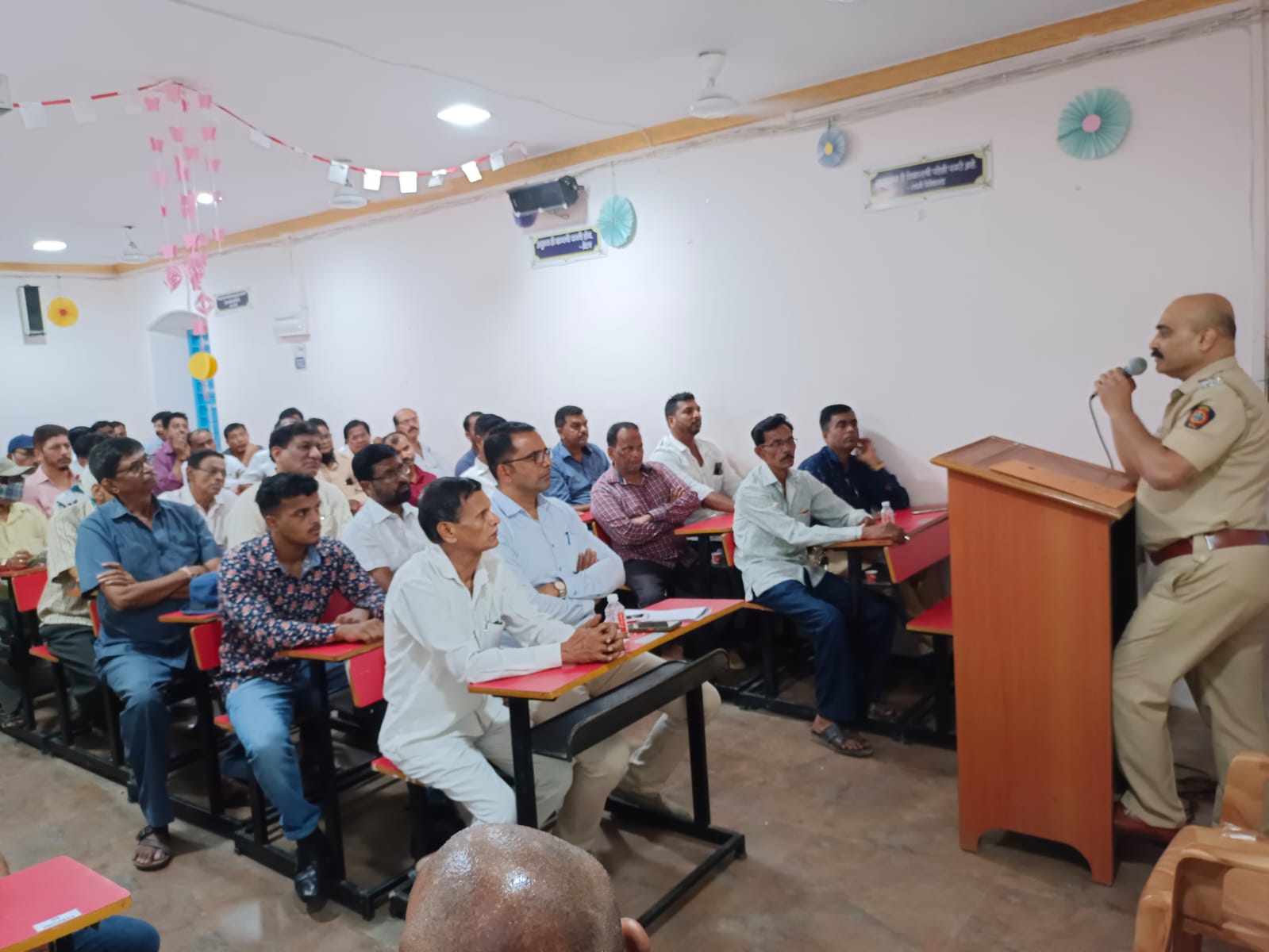 metting about religious place security at uran